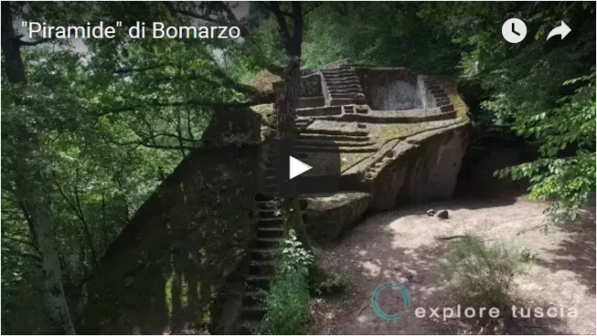 Video della Piramide di Bomarzo da Drone