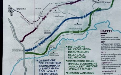 ARCHIVIO – Salviamo la Tuscia I – il punto della situazione sul percorso previsto della SS 675 nella valle de Mignone