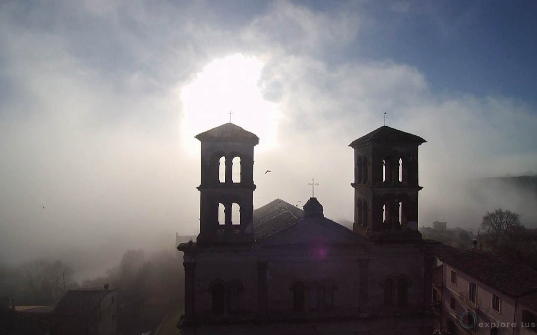 L’alba su Bassano in Teverina