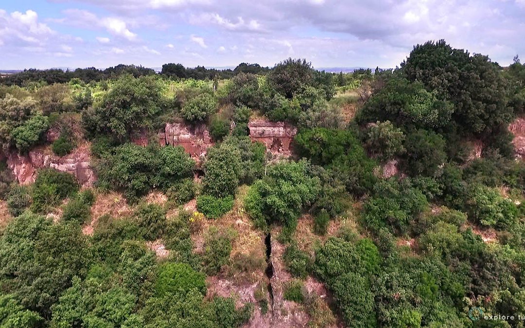 Castel d’Asso – lo spacco