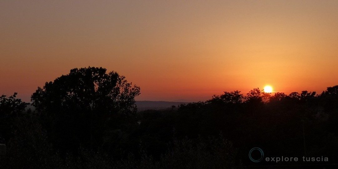 Tramonto dell’Etruria Rupestre